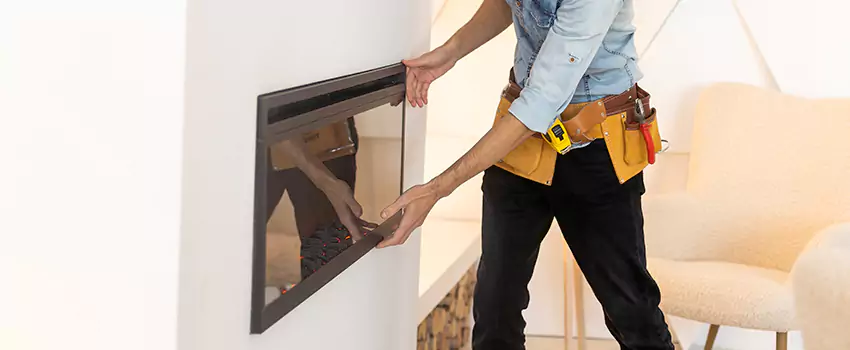 Metal Fireplace Installation in Bountiful, Utah