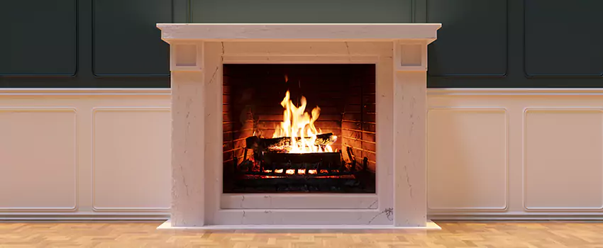 Open Flame Wood-Burning Fireplace Installation Services in Bountiful, Utah