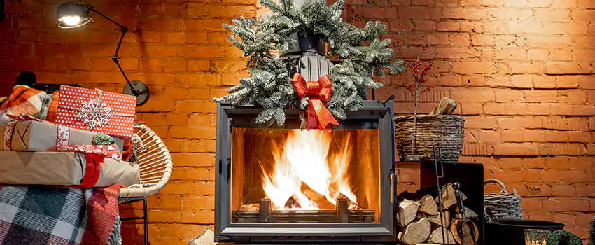 Travis Industries Linear Gas Fireplace Installation in Bountiful, Utah