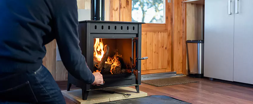 Open Hearth Wood Fireplace Installation in Bountiful, UT