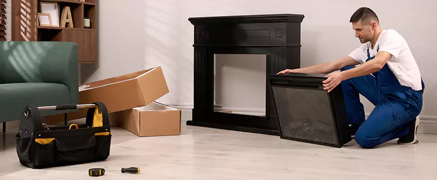 Old Rusted Metal Fireplace Repair And Replacement in Bountiful, UT