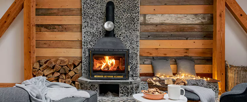 Thelin Hearth Products Direct Vent Gas Stove Fireplace Inspection in Bountiful, Utah